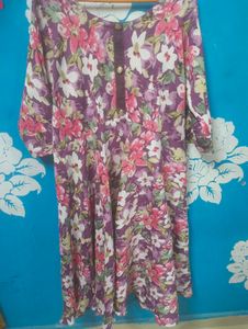 Floral Print Casual Dress