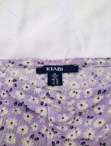 Cute Pastel Kiabi Floral Top💜