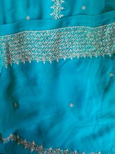 Teal Dress Material