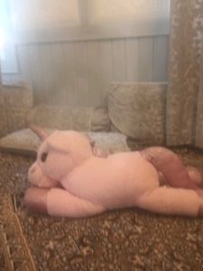 Pink Unicorn Plush Toy