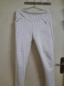 White Free Size Pant.