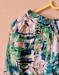 Tropical Print Pants