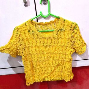 Non See through Textured Top