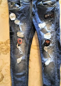 Fendi RomaBranded Jeans For 11 Years Old Boy.
