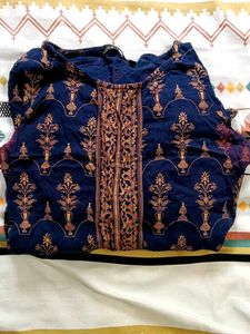 Elegant Blue Ethnic Gown