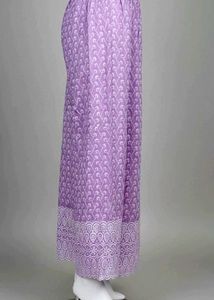 Lavender Eyelet Wide Leg Pants