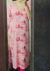 Floral Print Kurta