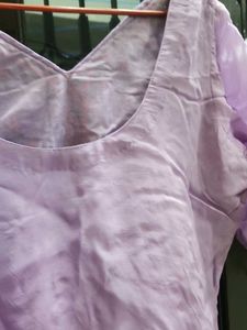 Lavender Embroidered Kurti