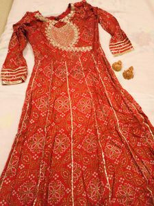 Bandhani Print Kurta