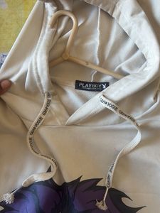 Anime Graphic Print Hoodie