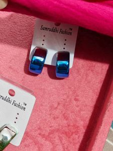 Colorful Resin Hoop Earring Set