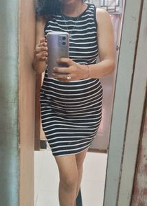 Striped Bodycon Dress