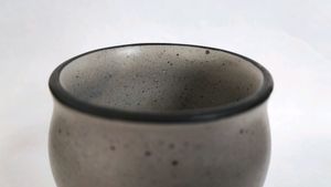 Grey Handmade Kulhad (Ceramic Cup For Chai Etc)
