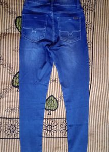 Navy Blue Denim Jeans