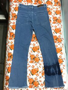 Distressed Flare Jeans