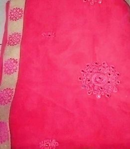 The Beautiful Rose Pink Saree