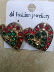 Sparkling Multicolor Earring Set