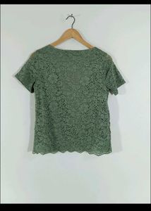 Green Lace Top
