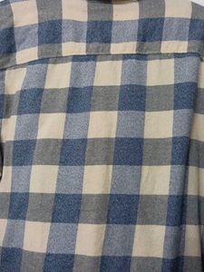 Blue Plaid Flannel Shirt