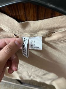 Cute Beige Crop Top
