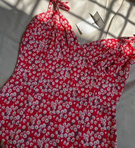 mini red dress🌺🧺