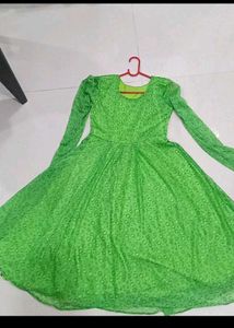 Green Ethnic Gown