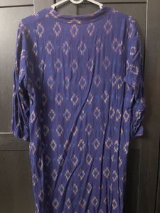 Blue Printed Kurta