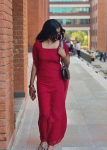 Red Party Wear Trending Dress