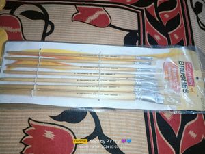 Oil Colours Brush And Palate Full Set