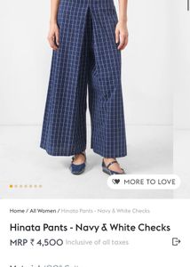 Nicobar Checkered Pants