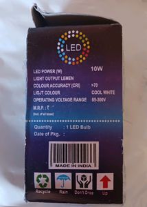 *Cash Offer Buy One Get 1 Free* New 10W LED Bulb