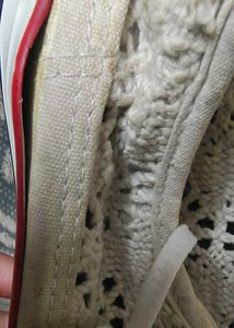 Preloved | Thrifted Shoe |Weaved Cotton Threads