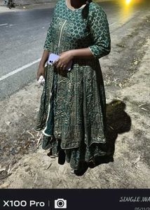 Beautiful 😍 Green 💚 Anarkali