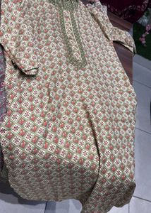 Floral Print Kurta