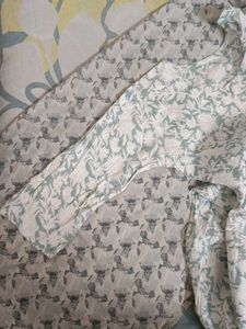 Floral Print Kurta