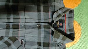 Plaid Print Line Shirt