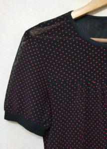 Trendy New Vintage Polka Dot Top