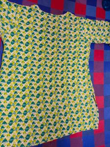 Rayon Green Kurti