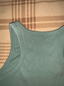 Cute Green  Crop Tank Top