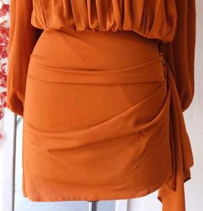 Forever 21 Chic Rust Mini Dress