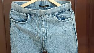 Light Blue Skinny Fit Jeggings