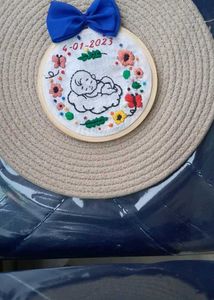 personalized new born baby hoop