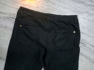Mid Slim Fit Jeans In Charcoal Black