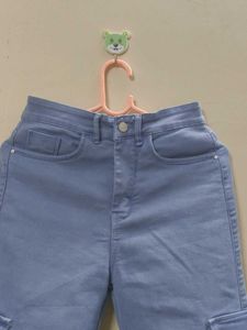 Light Blue Cargo Pants