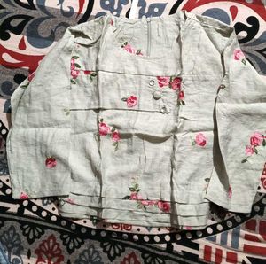 Floral Embroidered Top