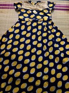 Cute Girls&#39; Polka Dot Dress