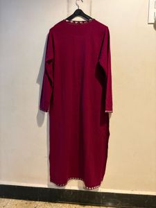 Elegant Maroon Kurta
