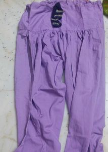 Lavender And Multicolour Polka Dots Kurti