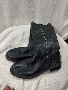 Black Leather Boots