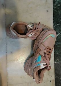 Solid Pink Women Sneakers